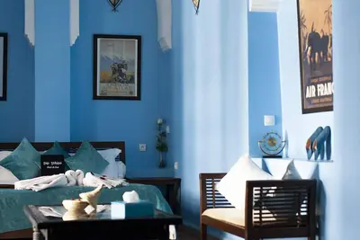 Image de Dar Sohane : Suite Blue Moon 35m2 B&B en Médina