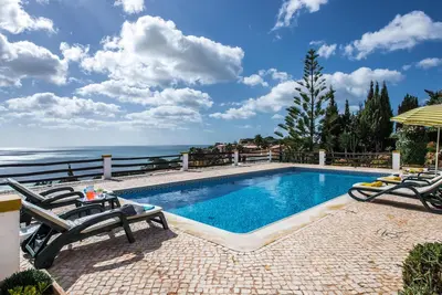 Image de Villa avec vue panoramique spectaculaire sur la mer et piscine, Praia da Luz