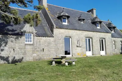 Image de Belle Maison Vue Mer Panoramique Baie Audierne Bretagne Finistere Cap Sizun