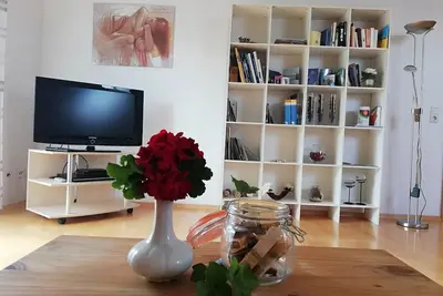 Image de Grand appartement à 30 minutes du lac de Constance à 10 minutes de la vallée du Danube à 5 minutes du campus Galli