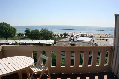 Appartement pour 6 personnes avec terrasse avec splendide vue mer panoramique