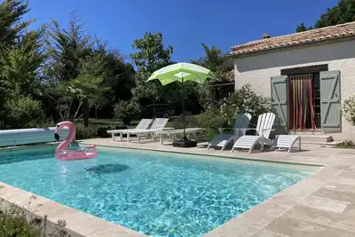 Image de Maison de vacances avec piscine privée - 6 personnes - Bouloc-en-Quercy