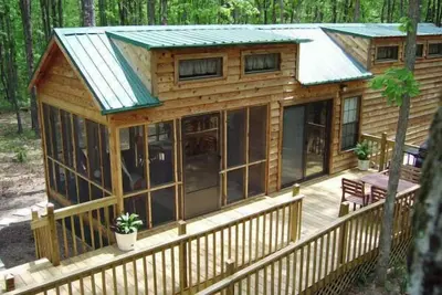Image de To-Lofted cabin in woods-Cumberland Plateau Retreat (Three + nights 100 $ Off)