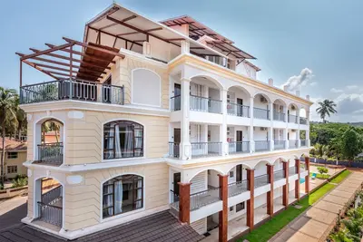 Image de Private Beach Villa avec jardin - 2 minutes Ă pied de la plage de Candolim