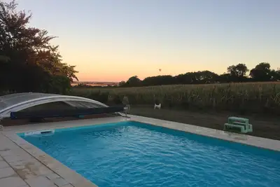 Image de Grande Villa avec piscine au cœur du Marais Poitevin-Piscine et Jacuzzi