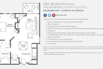 Image de 14 au 21 février 2020, villa avec 1 chambre au Sheraton Mountain Vista à Avon