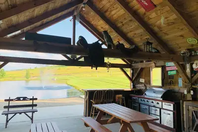 Image de Tranche de paradis privée! ! Étangs-ruisseau-plage-pavillon