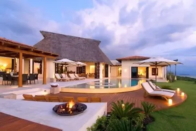 Image de Casa Fortuna: domaine exclusif en bord de mer à l'année Couchers de soleil rondes
