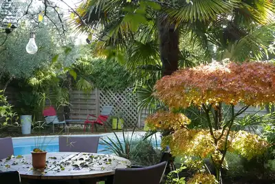 Image de un jardin en ville - Maison Toulouse proche métro