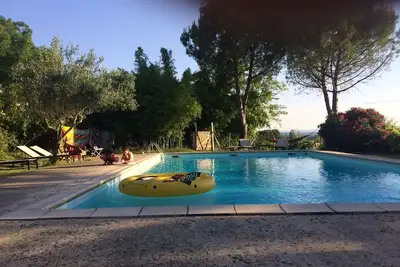 Image de family holiday pool \"under the stars\"