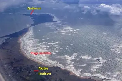 Image de Maison moderne, très belle vue mer, possibilité plage à pied, 10 personnes maxi