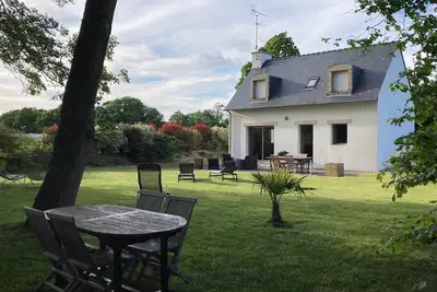 Image de Belle maison tout confort 4-6p arborée, près des plages à Sainte Marine - Wifi