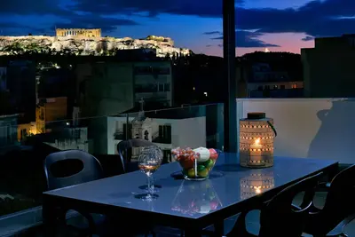 Image de Loft Senior Ater Albus avec vue sur l'Acropole par K & K