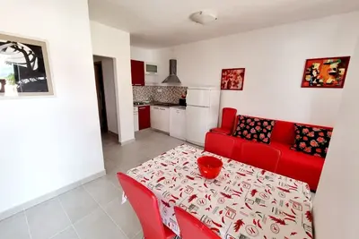 Image de Appartement à Baška avec vue sur la mer, terrasse, climatisation, Wi-Fi (3494-5)