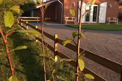 Image de Directement derrière la digue. Entouré par la nature. Année '13, sans fil, gr. Tv, chaise de plage