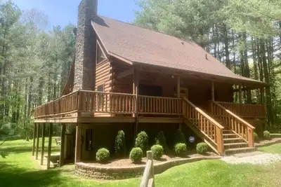 Image de La cabane Merlot - grande cabane familiale Ă Hocking Hills.