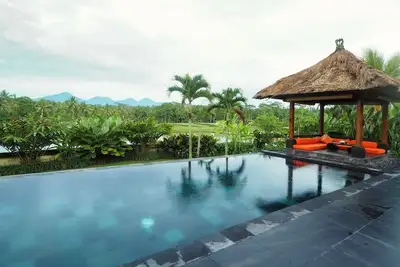 Villa de 2 chambres entourée de rizières à Ubud