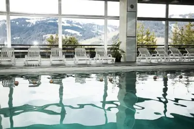 Image de Studio 4 couchages avec jardin privatif aux pieds des pistes de Megève