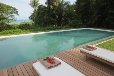 Image de Belle maison dans Itapororoca Altos - Trancoso, avec piscine et vue sur la mer