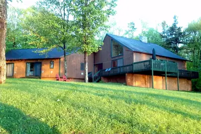 Image de Adirondack Lakefront privé contemporain