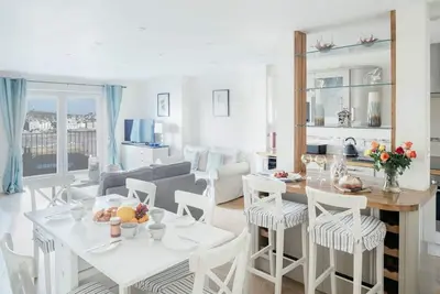 Image de Appartement moderne de 3 chambres dans le centre de St Ives avec une vue imprenable sur la mer