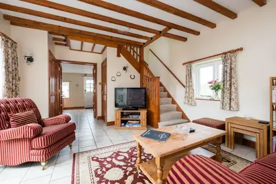 Image de Juste au sud de Shrewsbury. 4 couchages. Beau cadre rural - parking adéquat.