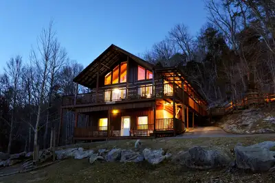 Image de Famille 4/3. 5 log cabane dans les Smokies - Deer Lodge