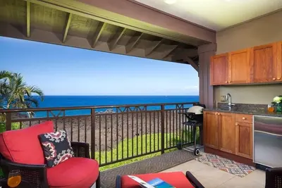 Image de Halii Kai 13a. Ocean Front Condo. Comprend les avantages de l'adhésion au Waikoloa Gold Golf