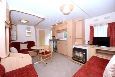 Image de Un lit statique avec parking. Marchez jusqu'au centre-ville de Lynton. Pêche gratuite sur place