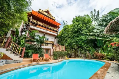 Image de Villa Siam Lanna, piscine privée près de la plage avec vue mer