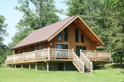 Image de Belles Log Cabins Sur Pelican Lake Dans Orr Minnesota