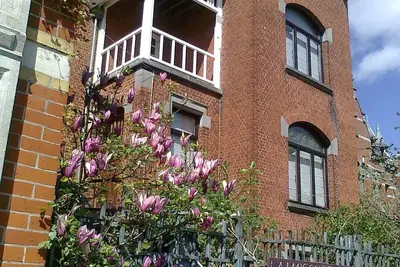 Image de Deux chambres, cuisine, sdb  à la Maison Brodée pour les familles