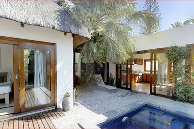 Image de Villa romantique de 2ch a coucher a 500m de la plage, calme et raffinement