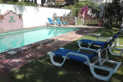 Image de House in La Barrosa (Chiclana) on the beach with private pool for 6 people