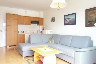 Image de appartement calme et situé au centre, jusqu'à 4 personnes, zone de barbecue, internet sans fil