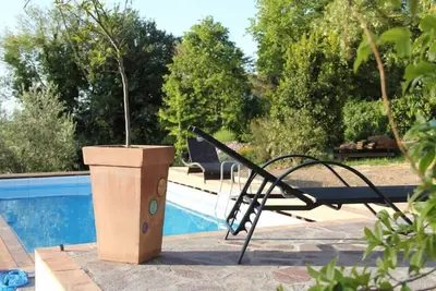 Image de Ökohaus avec vue sur la piscine et fantastique
