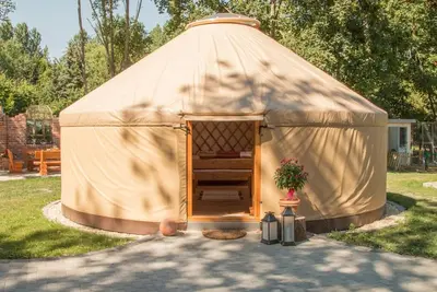 Image de Vie d'automne yourte moderne