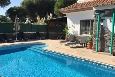 Image de Belle villa à El Portil, Costa de la Luz, avec piscine, à 900 m de la plage