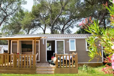 Image de Mobil Home Luxe 4 Pièces 6/8 Personnes Climatisé + Tv
