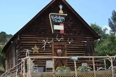 Image de La maison de l'école historique a clôturé une terrasse et une cour pour les chiots et les enfants.