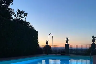 Demeure typique toscane avec la piscine