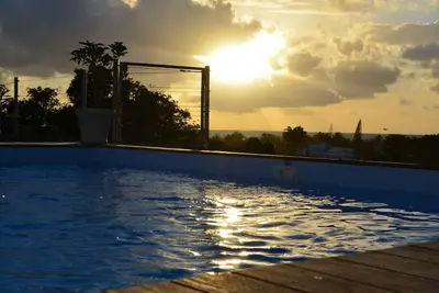 Image de Villa \"Balisier\" T2 magnifique vue mer avec piscine indépendante-charme-intimité