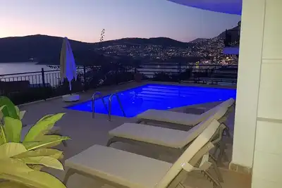 Villa privée avec vue panoramique sur la baie de Kalkan