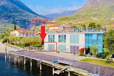 Appartement avec 1 chambre avec Lakefront vue sur le jardin et panoramique