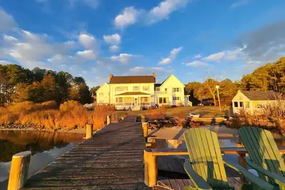 Image de Grande retraite familiale sur la baie