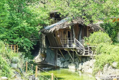 Image de La cabane du bandit (maison dans les arbres avec jacuzzi)