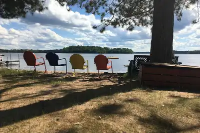 Image de Northwoods Cabin sur Teal Lake dans la forêt nationale de Chequamegon, Hayward, Wi