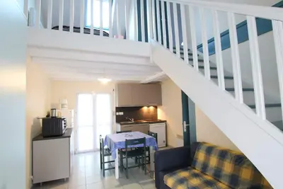Image de Gîte avec jardin, proche mer, surf/voile, 2 ch. , Wi-Fi, animaux ok, tennis/pétanque, parking, Bbq