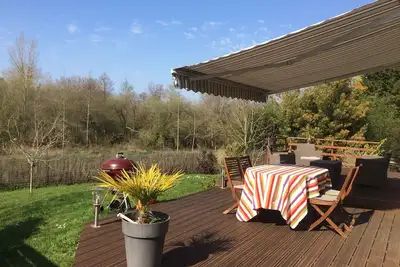 Maison entre terre et mer