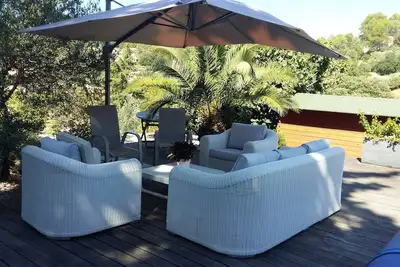 Image de Villa pour 8 personnes avec piscine sur Figanières vue sur le village